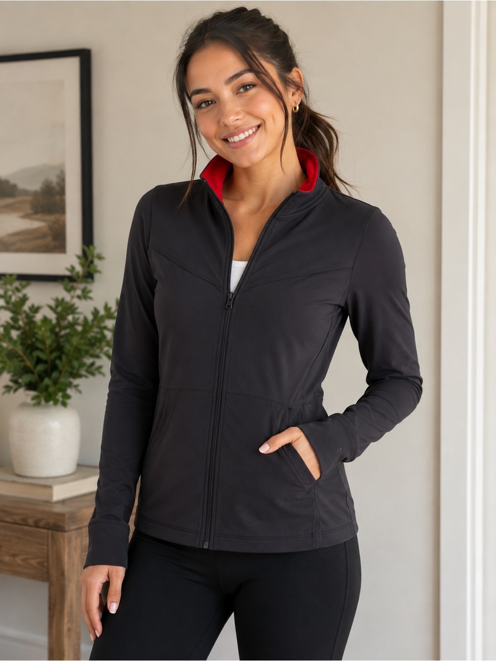 VSX Victoria’s Secret Gray Full Zip Athletic Jacket Size Small